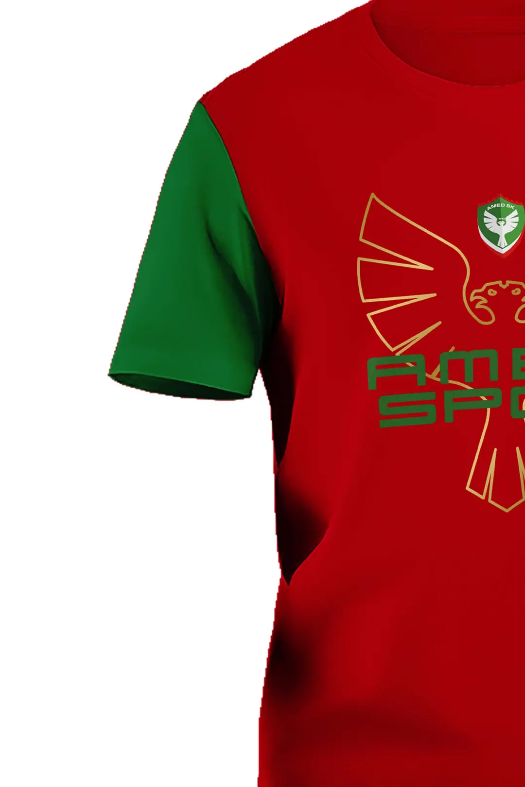 PAMUKLU T-SHIRT KOLLARI YEŞİL