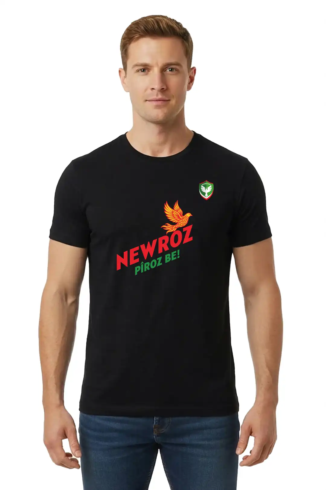 Ürün görseli: AMEDSPOR NEWROZ T-SHİRT - SİYAH