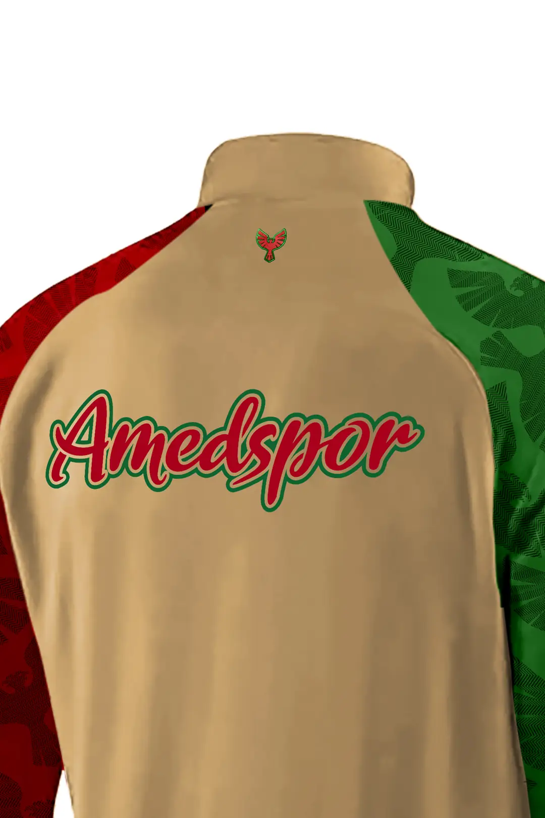 AMEDSPOR KOLLARI YEŞİL KIRMIZI EŞOFMAN ÜSTÜ