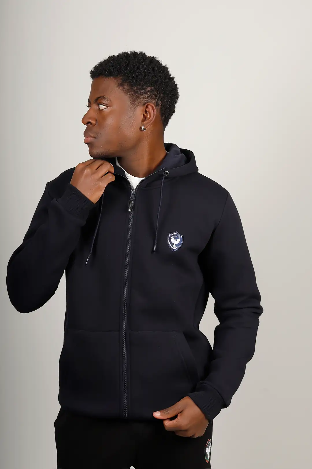 FERMUARLI KAPŞONLU SWEAT