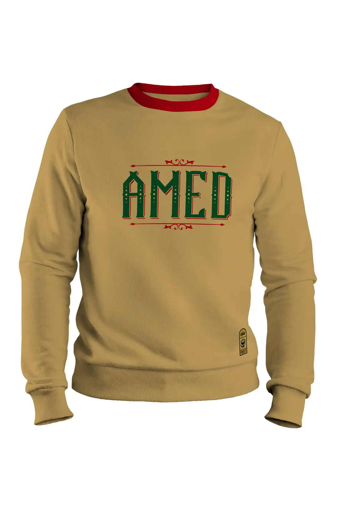AMEDSPOR SIFIR YAKA GOLD SWEAT