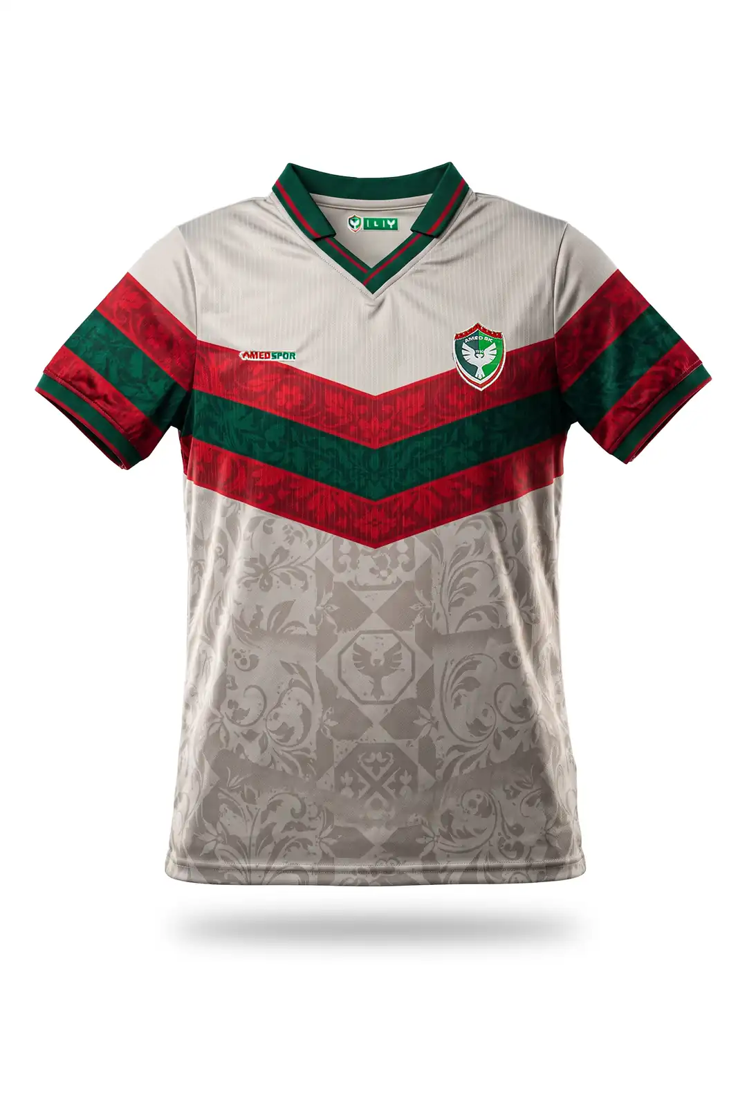 Ürün görseli: 2026/27 AMEDSPOR BEJ POLO YAKA FORMA